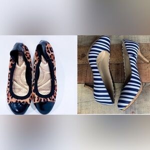 BUNDLE of 2 pairs of flat and high heels shoes Size 7